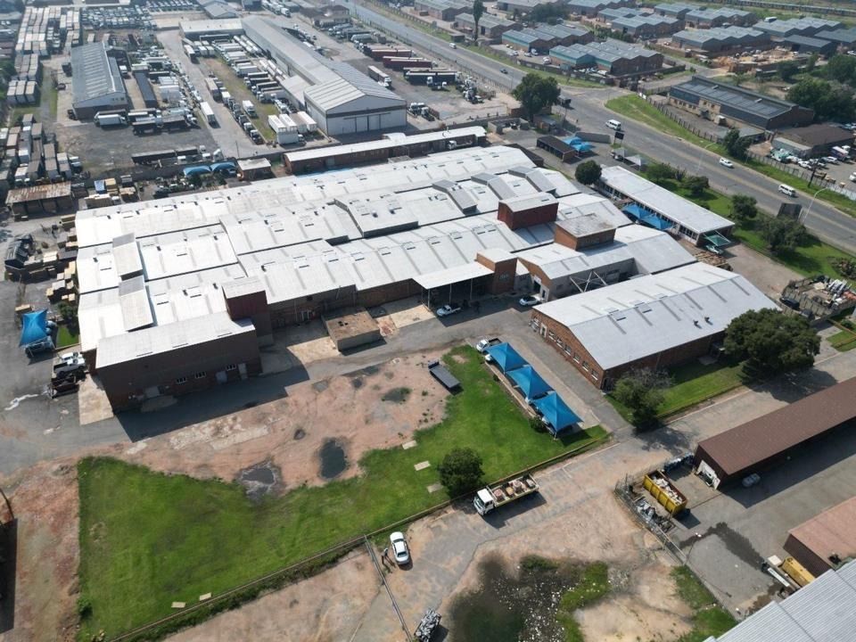 Industrial Property for Sale in Boksburg Central for R74,900,000 - ROI: 13.5%.